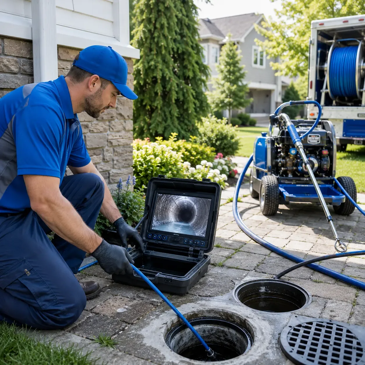Outdoor drain cleaning professionals serving Ashley, IL