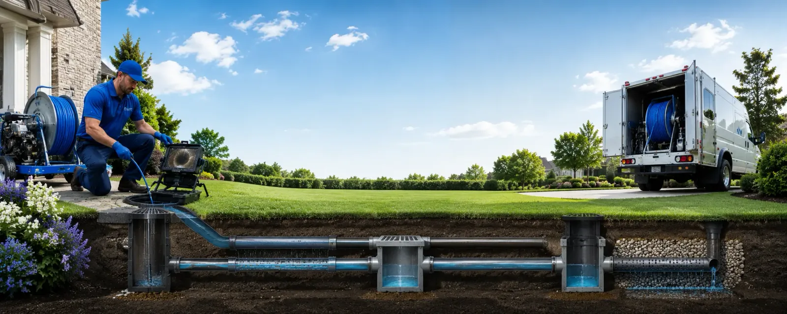 Outdoor drain cleaning information for Ashley, IL